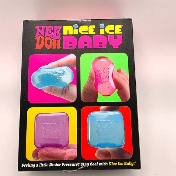 Needoh Nice Ice Baby- Pack of 4 mini Squishy cubes - Picture 3 of 3